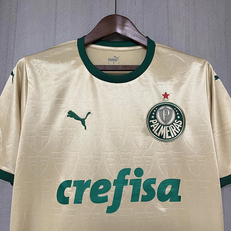 Camisa Palmeiras III 24/25 Torcedor Masculina - Dourada