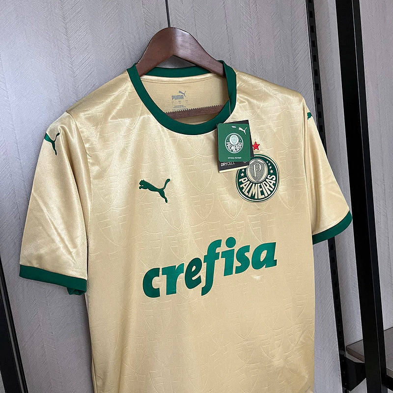 Camisa Palmeiras III 24/25 Torcedor Masculina - Dourada