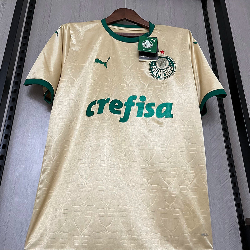 Camisa Palmeiras III 24/25 Torcedor Masculina - Dourada