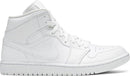 Nike Air Jordan 1 Mid 'Triple White'