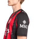 Camisa AC Milan Home 25/26 - Torcedor Puma Masculino - Vermelho e Preto