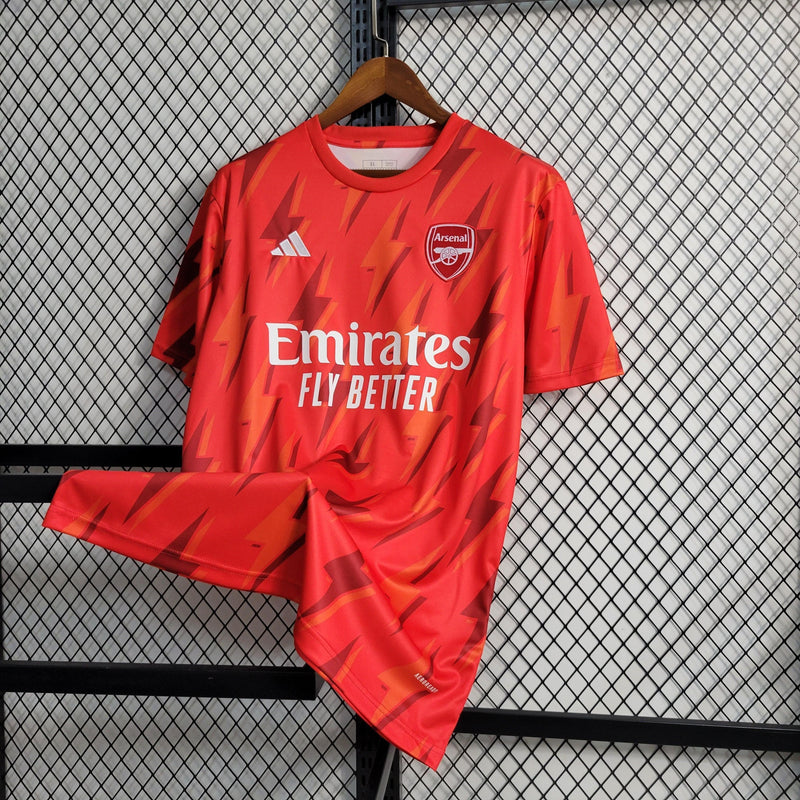 Camisa Arsenal Treino 23/24 - Torcedor Adidas Masculina - Vermelho