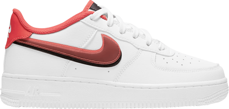 Nike Air Force 1 LV8 GS 'Double Swoosh - Bright Crimson'