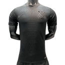 Camisa Corinthians Blackout Jogador 2024 25 Masculino Preta