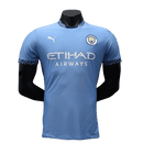 Camisa Manchester City I Home Jogador Masculino 202425 Azul