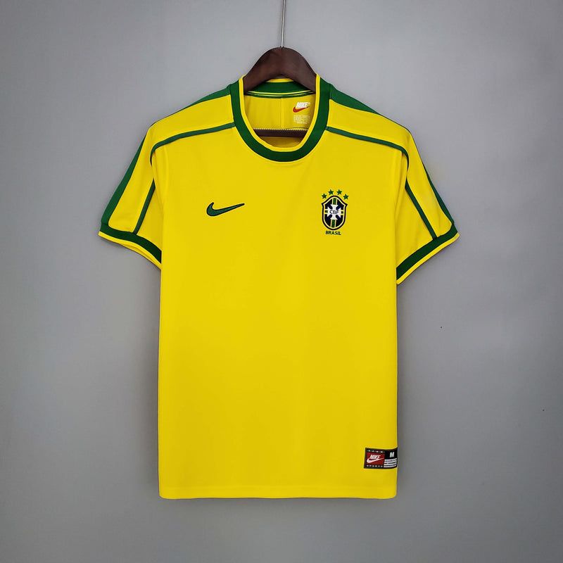 Camisa Retrô Seleção Brasil 2002/02 Home