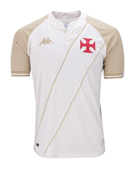 Camisa Vasco III 2024 - 100 anos Resposta Histórica Kappa Masculina Bege