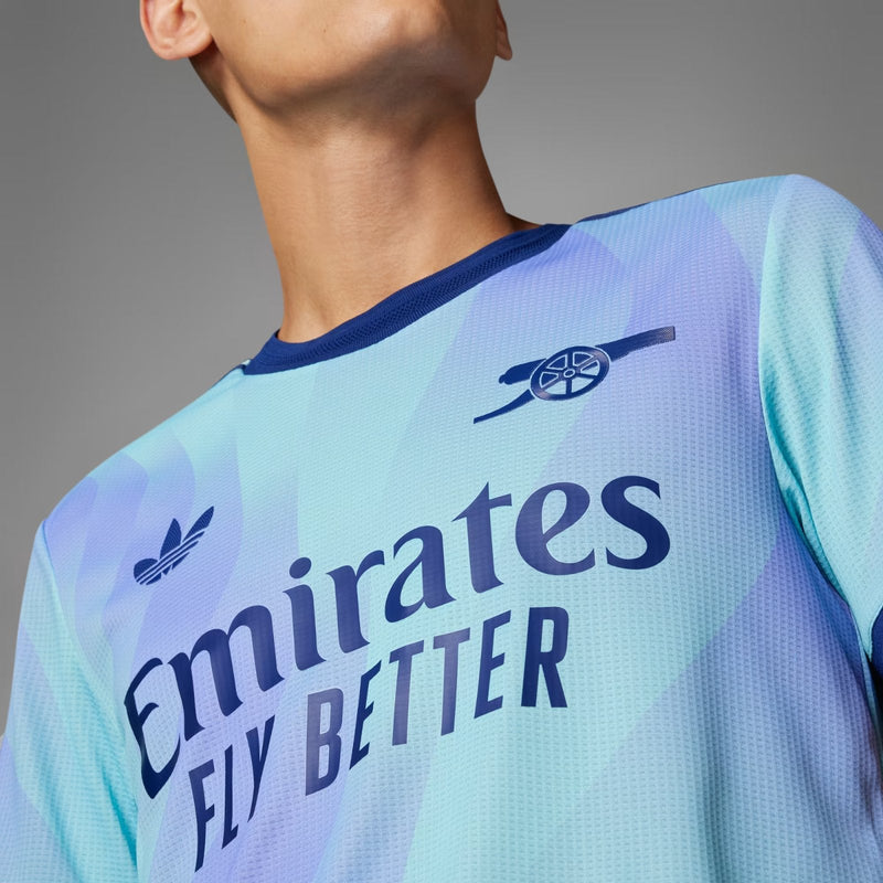 Camisa Arsenal III Third Torcedor 2024/25 Masculino Azul