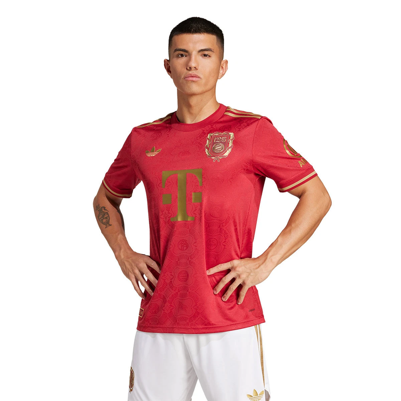 Camisa Bayern De Munique 125 Anos Vermelha 25/26 Torcedor Masculina