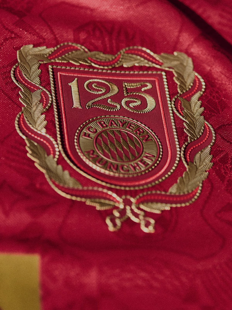 Camisa Bayern de Munique 125 anos 2025/26 Torcedor Masculino Vermelho