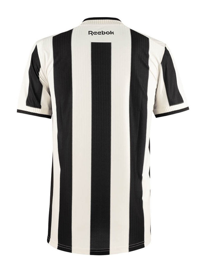 Camisa Botafogo I-Home-24-25-Torcedor-Masculino-Preto-Preta-Branca-Branco-Rebook-Listrada-2