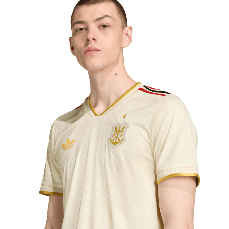 Camisa Flamengo III 25/26 Torcedor Masculina Branca 