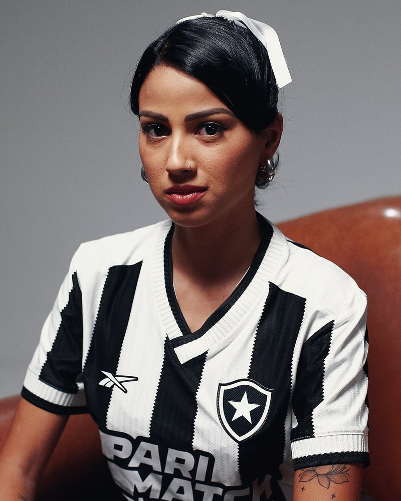 Camisa Fogão I Home 2024/25 Torcedor Masculino Preto e Branco