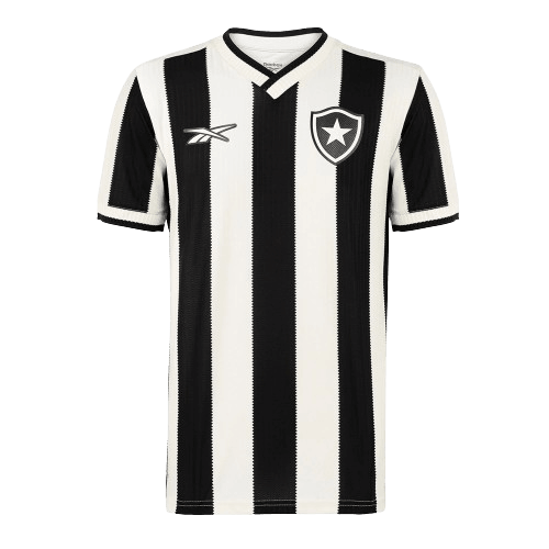 Camisa Fogão I Home 2024/25 Torcedor Masculino Preto e Branco