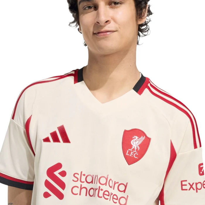 Camisa Liverpool Away 25/26 Torcedor Masculina Branca