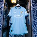 Camisa Manchester City Home 2024/25 Torcedor Masculina Azul
