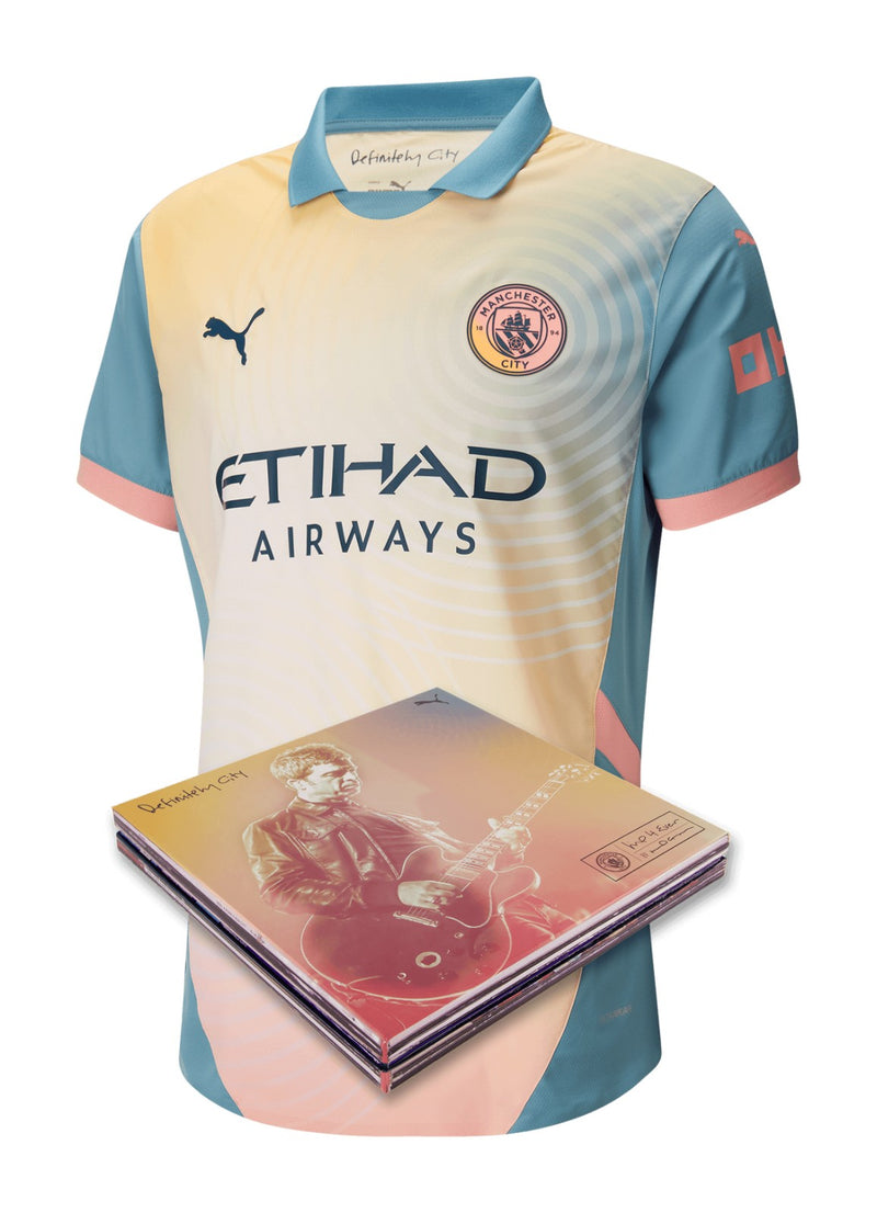 Camisa Manchester City IV 24/25 Torcedor Masculina Bege