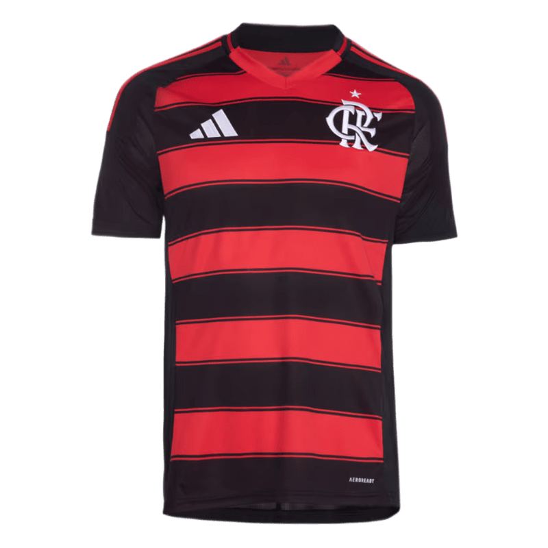 Camisa Mengão Home 25/26 Jogador Masculina Rubronegra