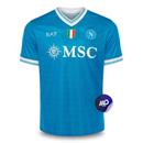 Camisa Napoli Home 25/26 EA7 Torcedor Masculina Azul