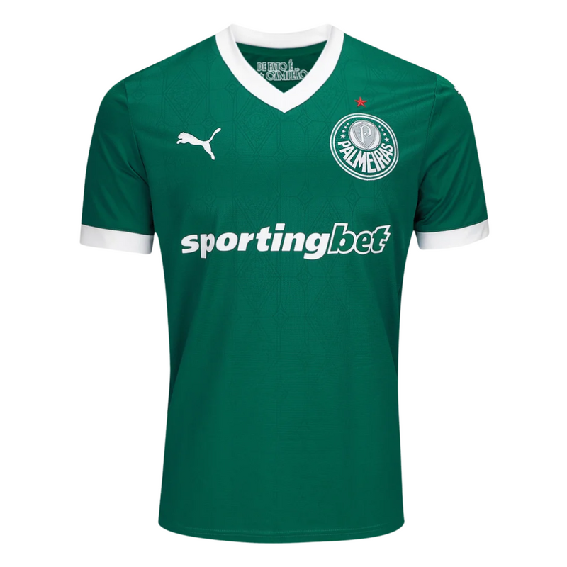 Camisa Palmeiras Home 25/26 Torcedor Masculina Verde