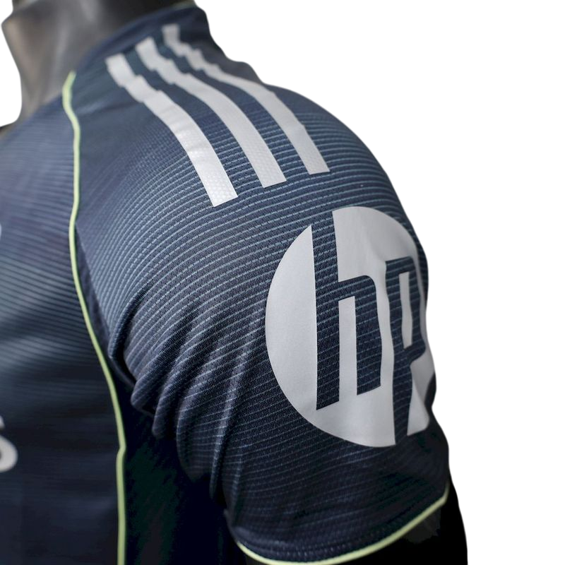 Camisa Real Madrid Away 25/26 Jogador Masculina Azul