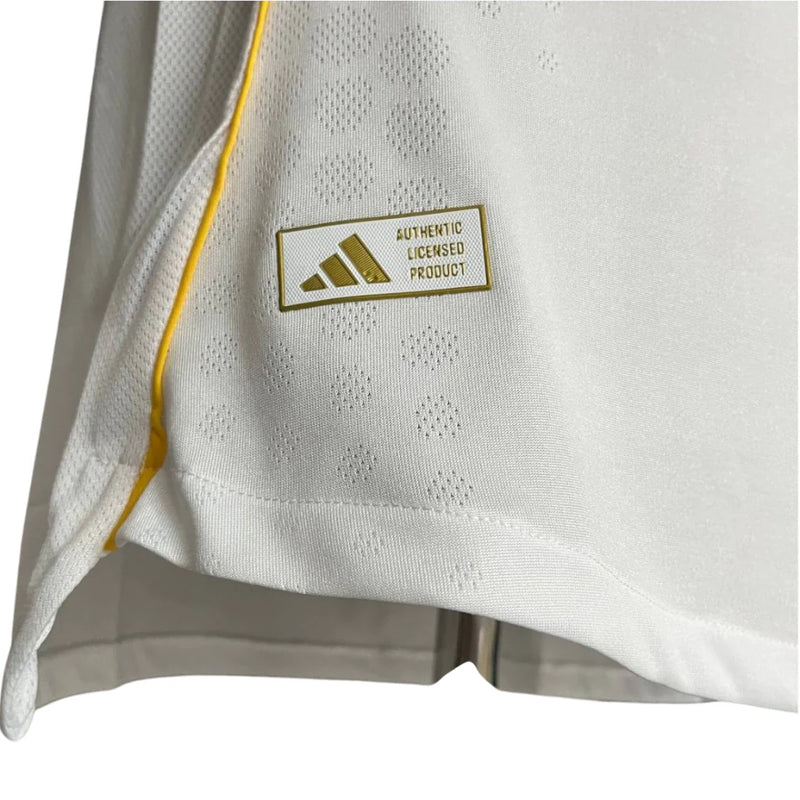 Camisa Real Madrid Home 25/26 Jogador Masculina Branca