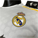 Camisa Real Madrid Home 25/26 Jogador Masculina Branca