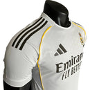 Camisa Real Madrid Home 25/26 Jogador Masculina Branca