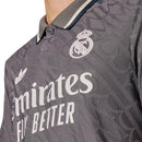 Camisa Real Madrid III Third 2024/25 Torcedor Masculino Cinza