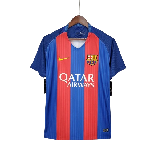Camisa Retrô Barcelona Home 2016/17 Torcedor Masculino Grená