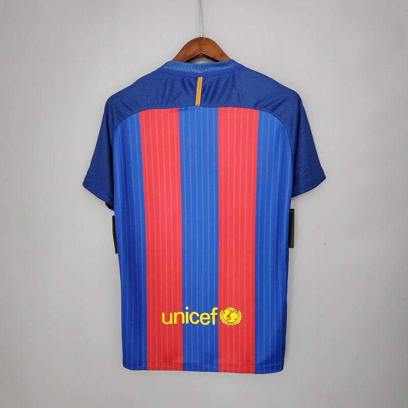 Camisa Retrô Barcelona Home 2016/17 Torcedor Masculino Grená