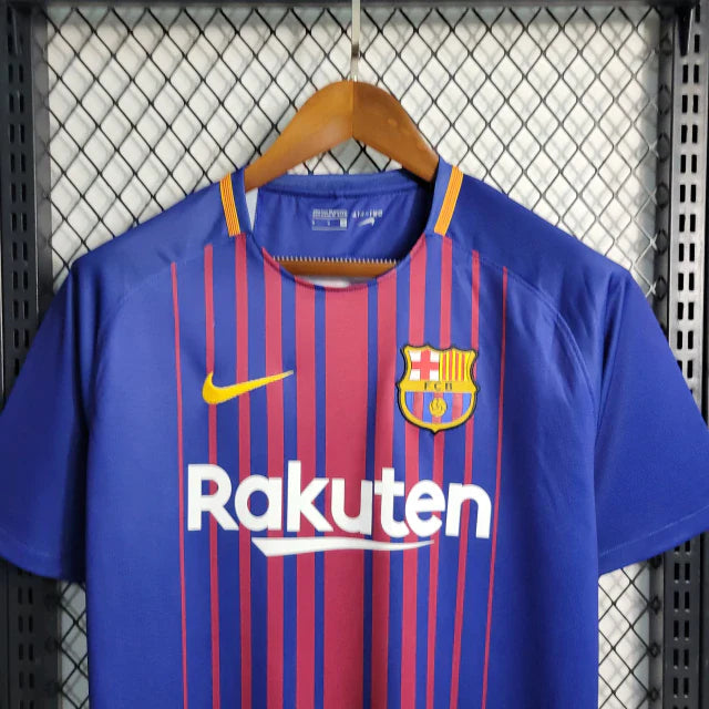 Camisa Retrô Barcelona Home 2017/18 Torcedor Masculino Grená