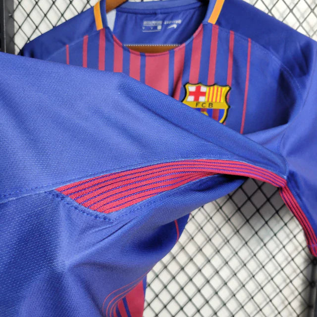 Camisa Retrô Barcelona Home 2017/18 Torcedor Masculino Grená