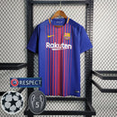 Camisa Retrô Barcelona Home 2017/18 Torcedor Masculino Grená