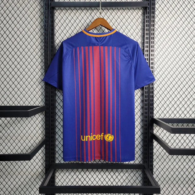Camisa Retrô Barcelona Home 2017/18 Torcedor Masculino Grená