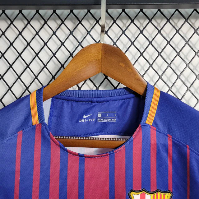 Camisa Retrô Barcelona Home 2017/18 Torcedor Masculino Grená