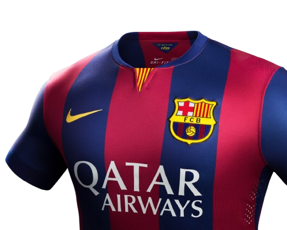 Camisa Retrô FC Barcelona Home 2014/15 Torcedor Masculina Grená