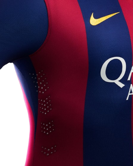 Camisa Retrô FC Barcelona Home 2014/15 Torcedor Masculina Grená