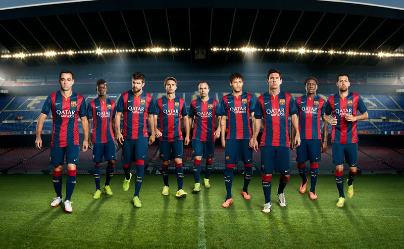 Camisa Retrô FC Barcelona Home 2014/15 Torcedor Masculina Grená
