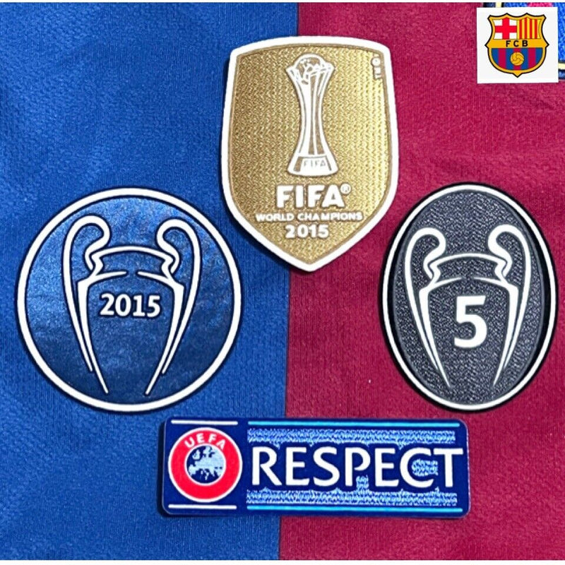Camisa Retro Barcelona I Home 2015/16 Torcedor Masculino Azul