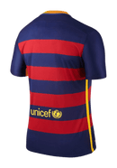 Camisa Retro Barcelona I Home 2015/16 Torcedor Masculino Azul