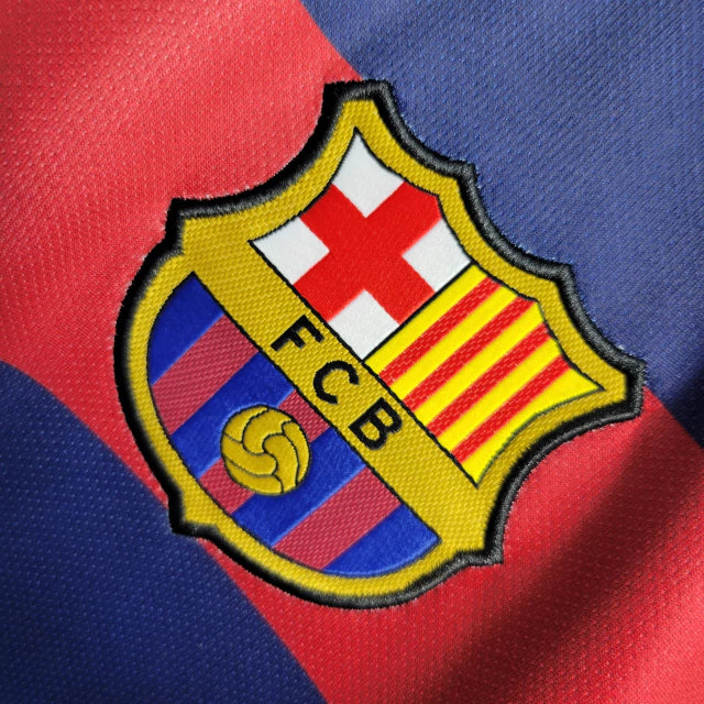 Camisa Retro Barcelona I Home 2015/16 Torcedor Masculino Azul