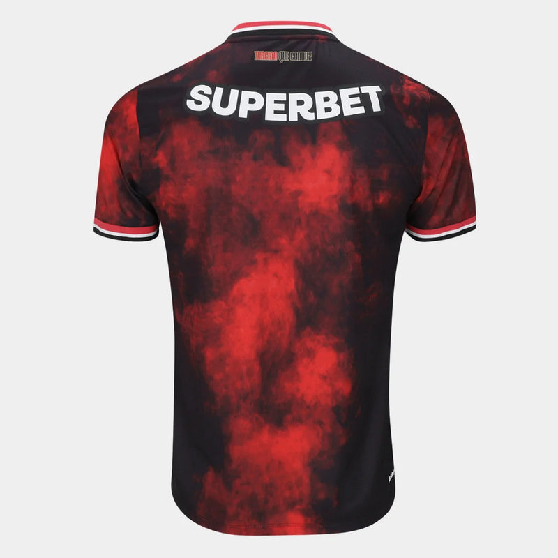 Camisa Tricolor 24/25 Torcedor Comemorativa Masculina Vermelho