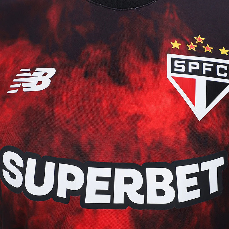 Camisa Tricolor 24/25 Torcedor Comemorativa Masculina Vermelho