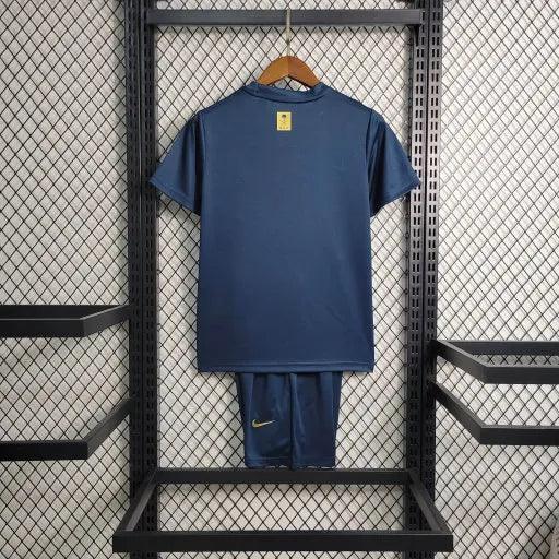 Conjunto Infantil Al Nassr II 23/24 Torcedor Azul