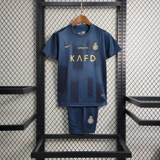 Conjunto Infantil Al Nassr II 23/24 Torcedor Azul