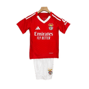 Conjunto Infantil Benfica l 2024/25 Vermelho - Modelo Torcedor