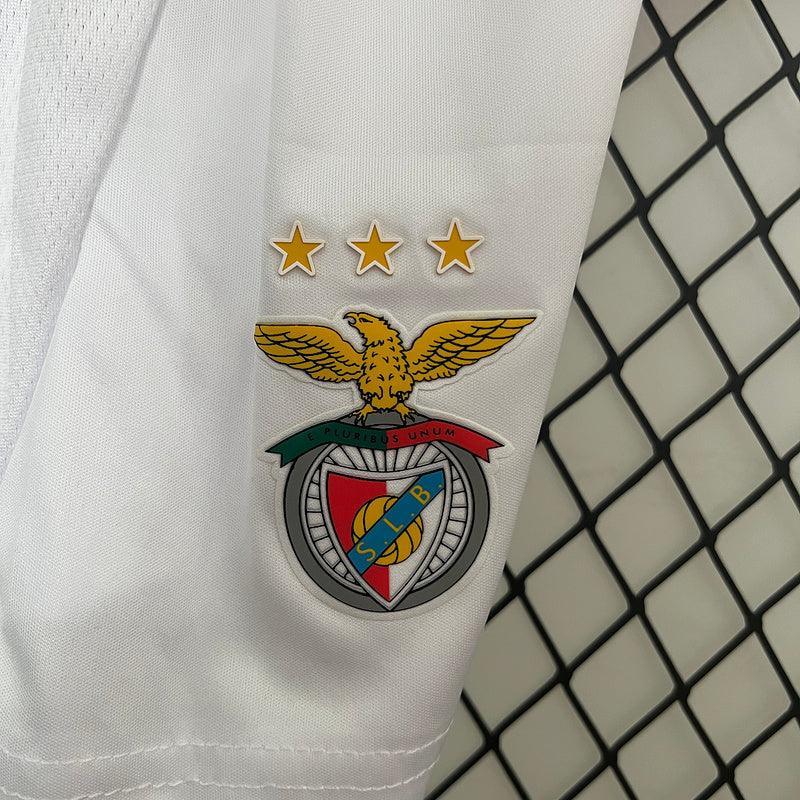 Conjunto Infantil Benfica l 2024/25 Vermelho - Modelo Torcedor