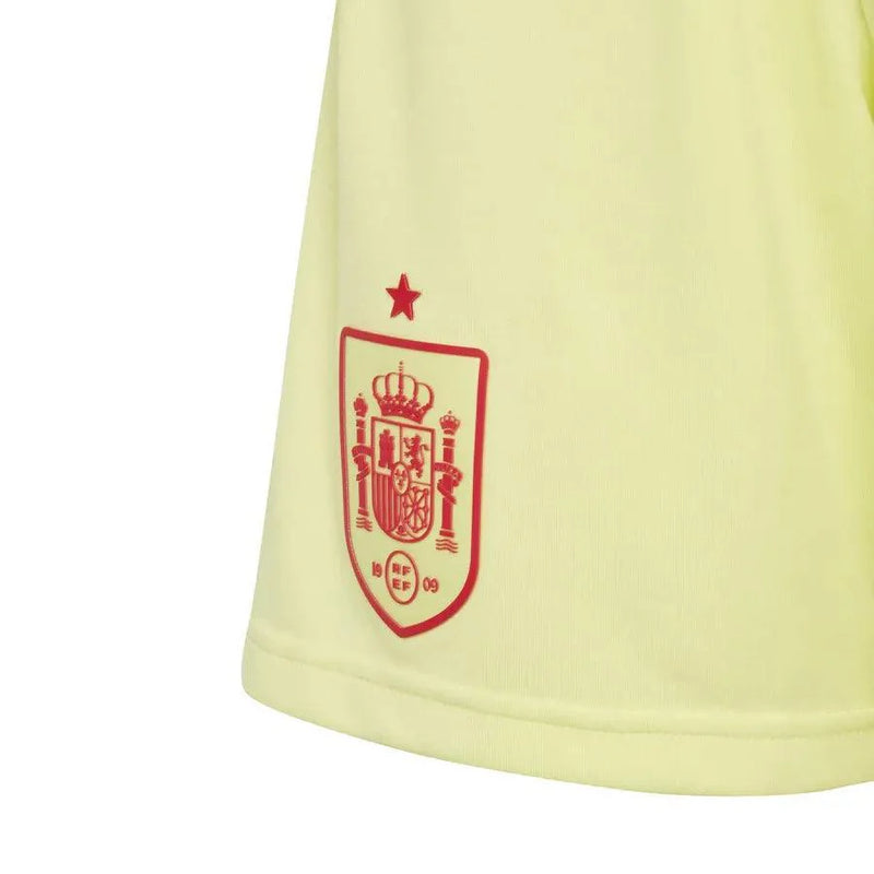 Conjunto Infantil Espanha II 2024 Torcedor Amarelo