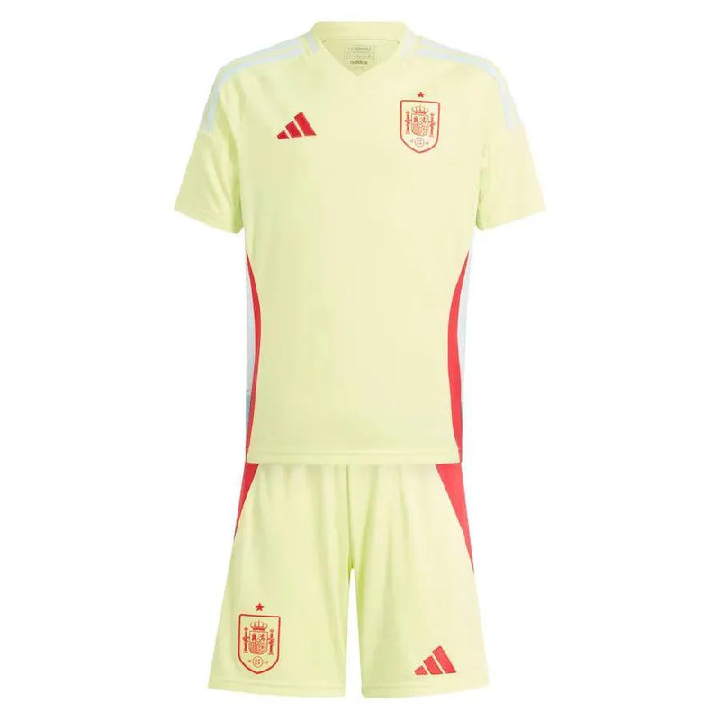 Conjunto Infantil Espanha II 2024 Torcedor Amarelo